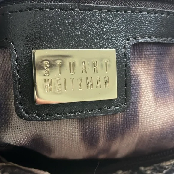 Stuart Weitzman Snake skin bag purse BRAND NEW HTF - Picture 9 of 11